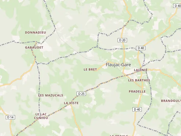 Plan de Flaujac-Gare