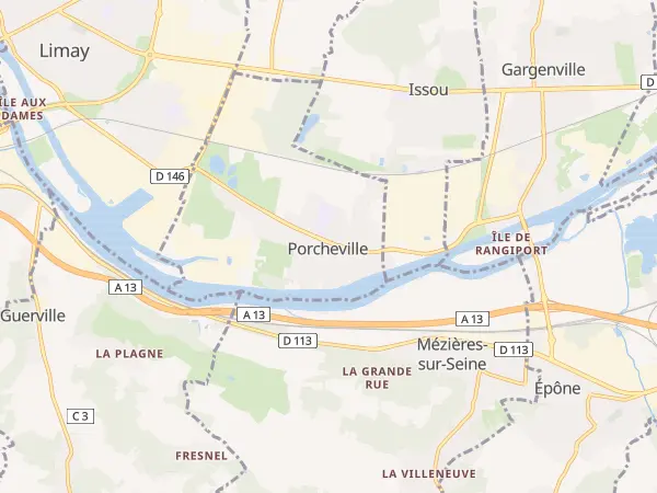 Plan de Porcheville