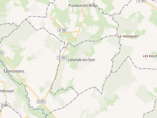 Plan de Lalande-en-Son