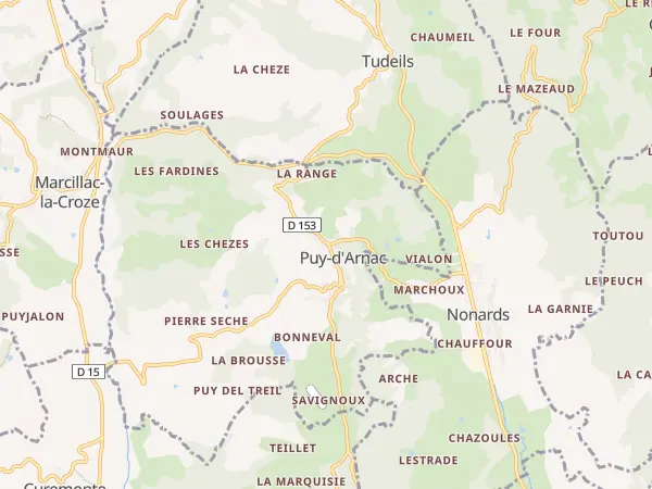 Plan de Puy-d’Arnac