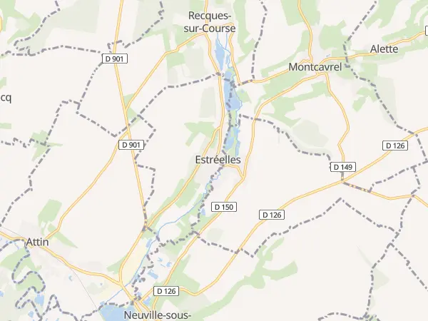 Plan de Estréelles