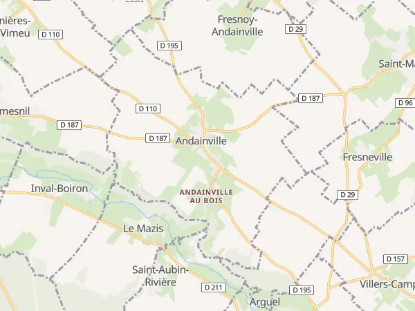 Plan de Andainville