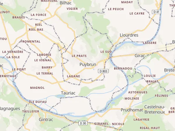 Plan de Puybrun