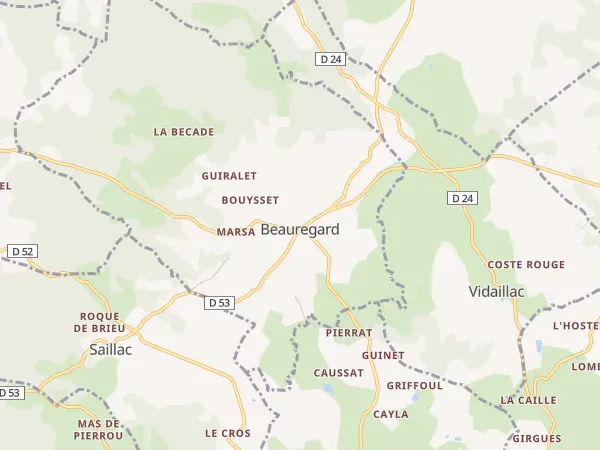 Plan de Beauregard
