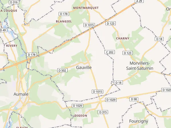Plan de Gauville