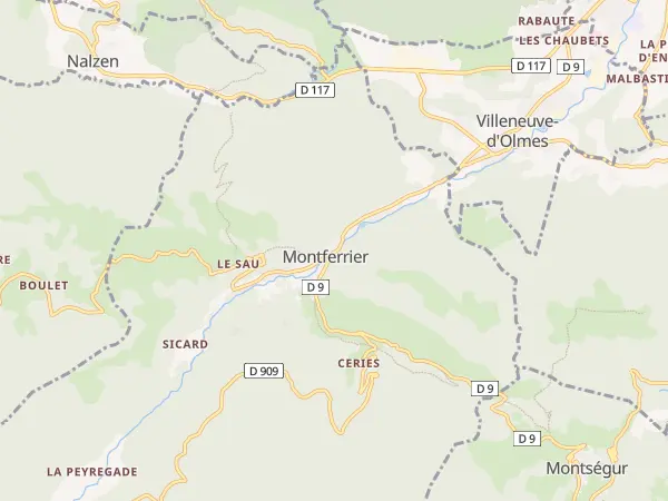 Plan de Montferrier