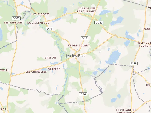 Plan de Jeu-les-Bois