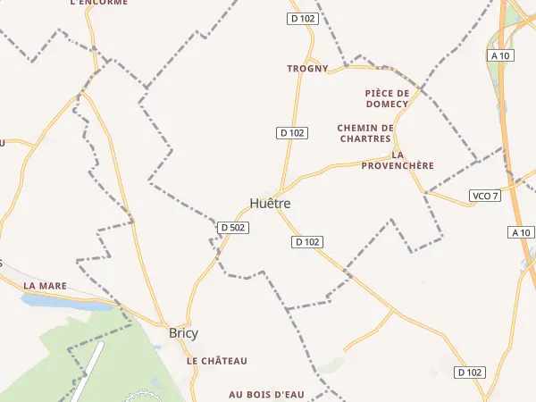Plan de Huêtre