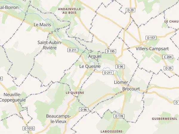 Plan du Quesne