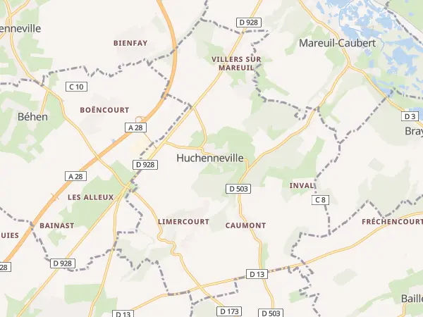 Plan de Huchenneville