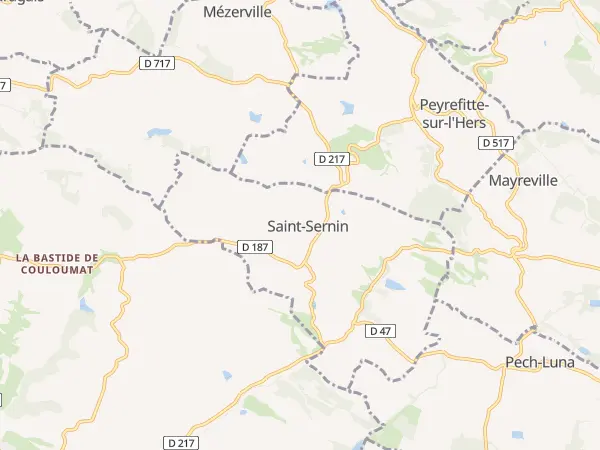 Plan de Saint-Sernin