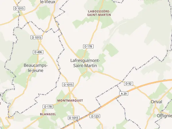 Plan de Lafresguimont-Saint-Martin