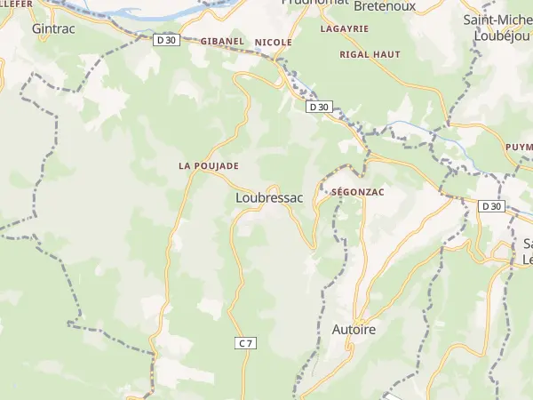 Plan de Loubressac
