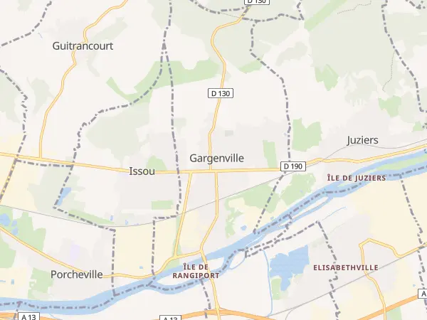 Plan de Gargenville