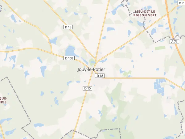 Plan de Jouy-le-Potier