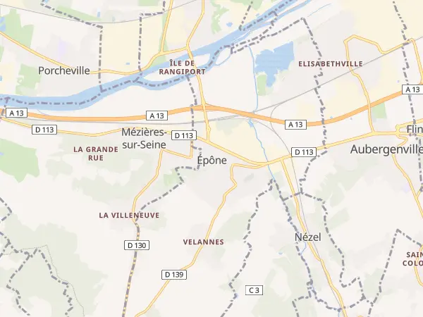 Plan de Épône