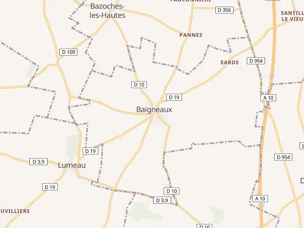 Plan de Baigneaux