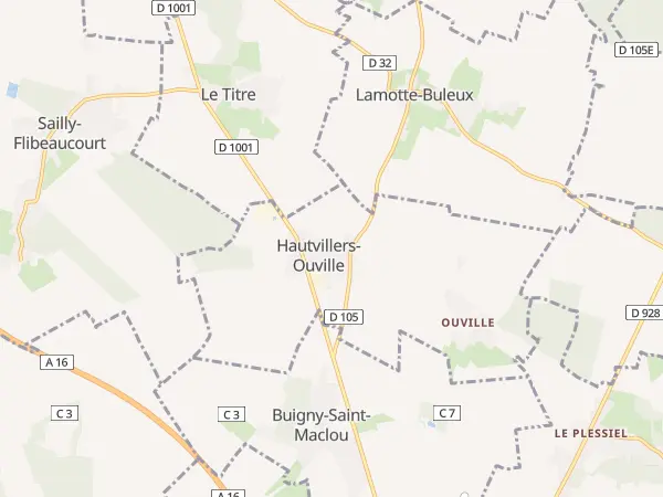 Plan de Hautvillers-Ouville