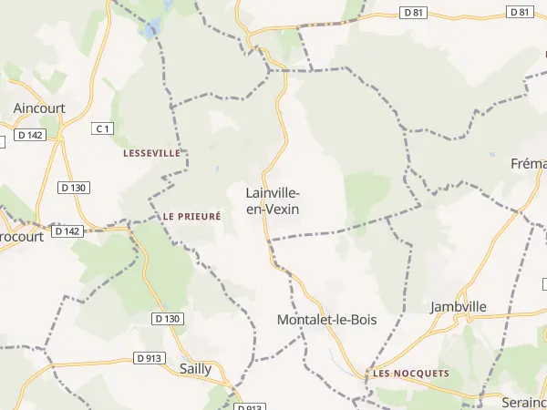 Plan de Lainville-en-Vexin