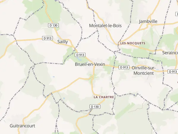 Plan de Brueil-en-Vexin