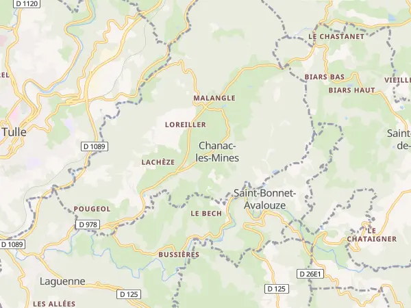 Plan de Chanac-les-Mines