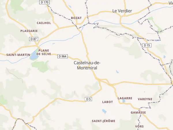 Plan de Castelnau-de-Montmiral