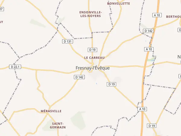 Plan de Fresnay-l’Évêque