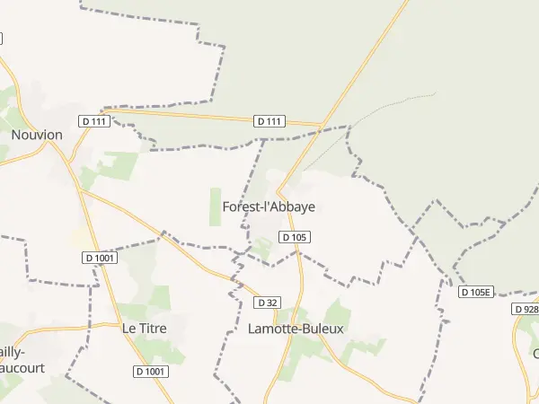 Plan de Forest-l’Abbaye