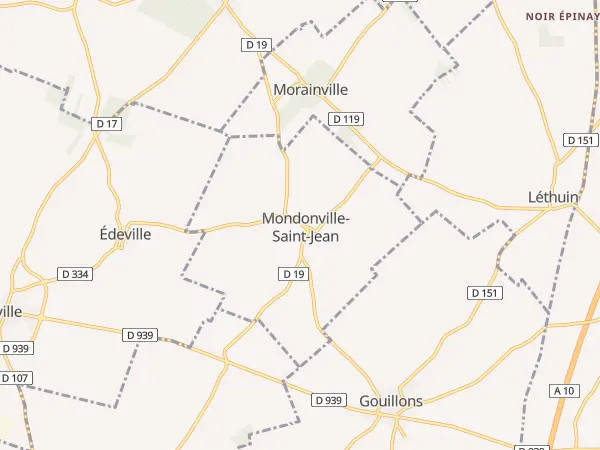 Plan de Mondonville-Saint-Jean