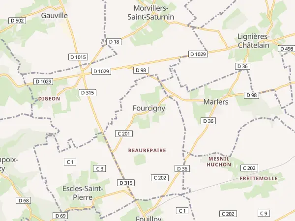 Plan de Fourcigny