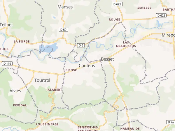 Plan de Coutens