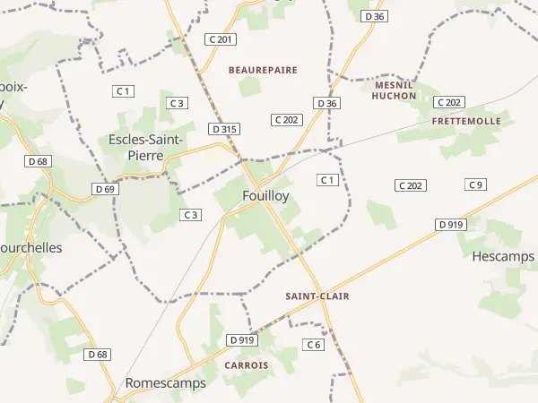 Plan de Fouilloy