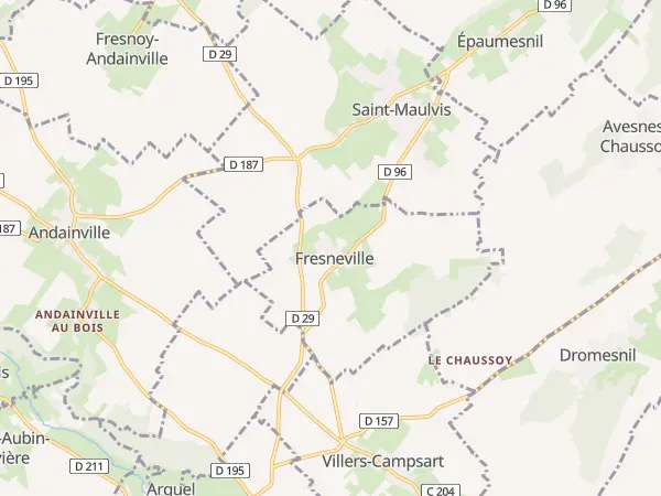 Plan de Fresneville