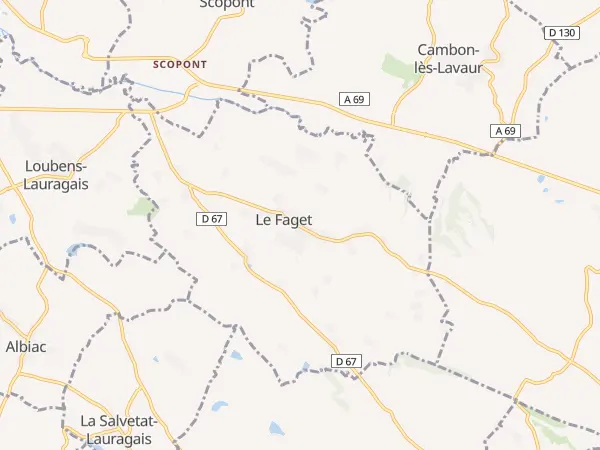Plan du Faget