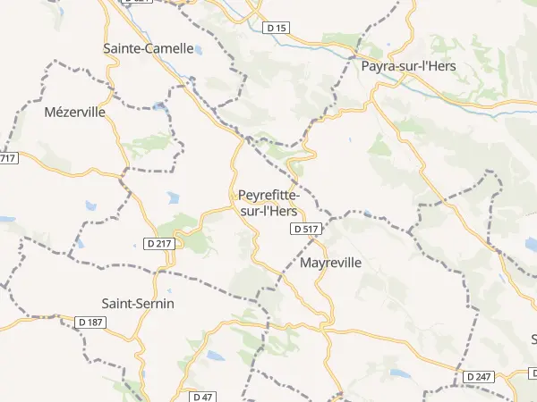 Plan de Peyrefitte-sur-l’Hers