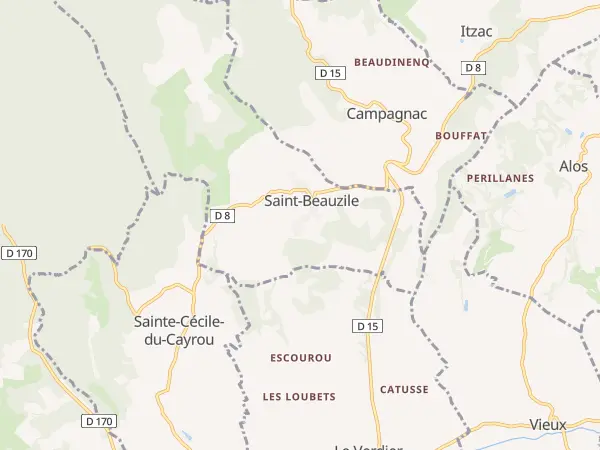 Plan de Saint-Beauzile
