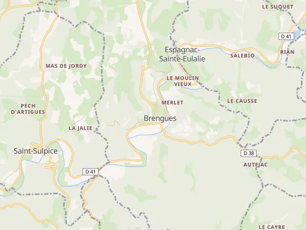Plan de Brengues
