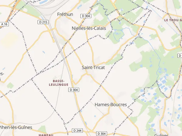 Plan de Saint-Tricat