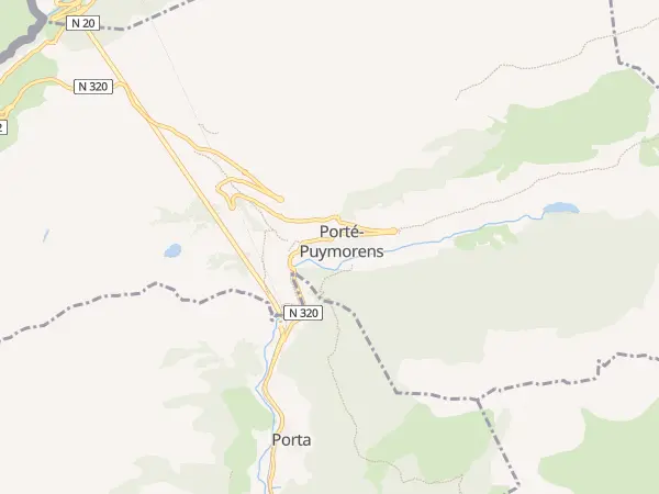 Plan de Porté-Puymorens