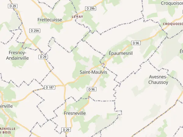 Plan de Saint-Maulvis