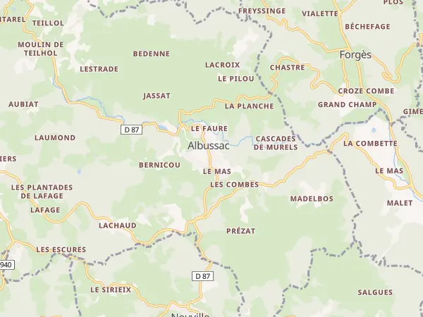 Plan de Albussac