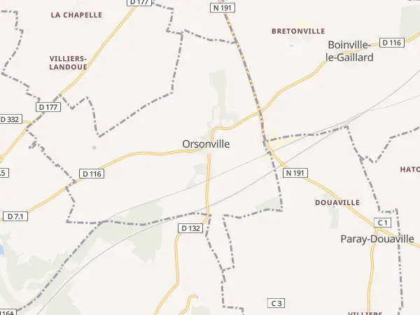 Plan de Orsonville