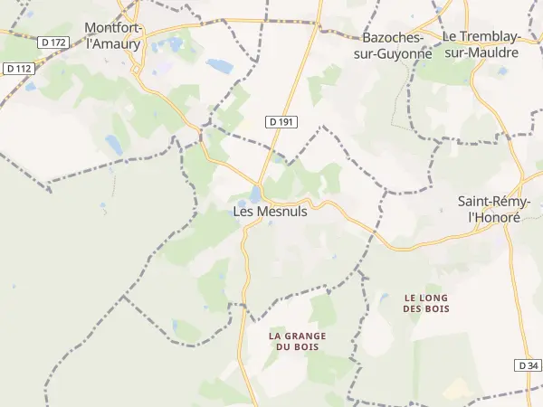 Plan des Mesnuls