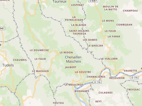 Plan de Chenailler-Mascheix