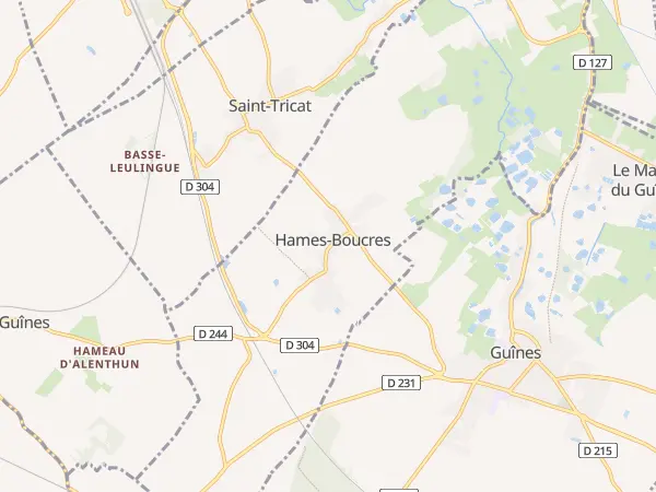 Plan de Hames-Boucres