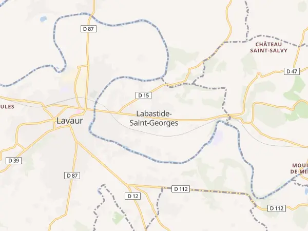 Plan de Labastide-Saint-Georges
