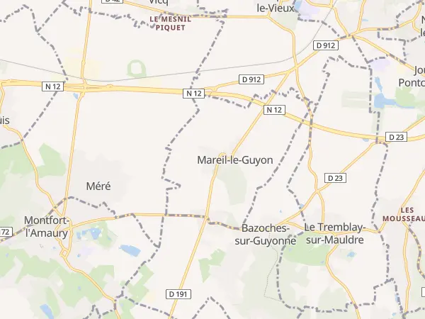Plan de Mareil-le-Guyon