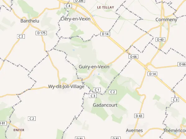 Plan de Guiry-en-Vexin