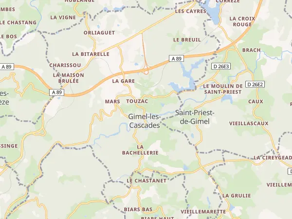 Plan de Gimel-les-Cascades