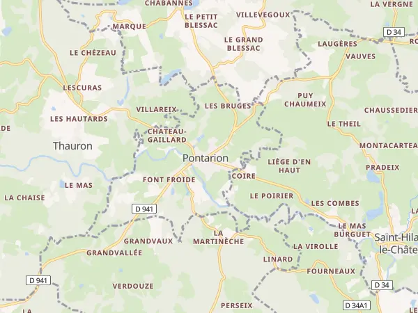 Plan de Pontarion